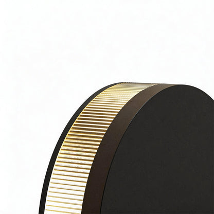 Round Disc Stainless Steel Acrylic LED Outdoor Wall Sconce IP54 Solar/Hardwired