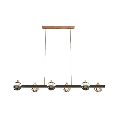 Black Gold Ring Chandelier LED Nordic 3000K 4500K 6000K 4 Configurations