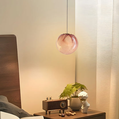 Glass Globe Mini Pendant Warm Tinted G9 Modern Minimalist 4.5 Inch