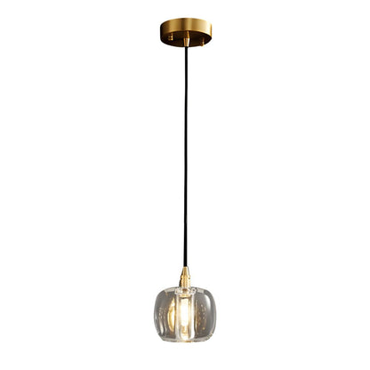 Staircase Chandelier Copper K9 Crystal Cube Spiral G4 Three Shade Colours 3-Step Colour Temperature Modern Postmodern Four Configurations 1-Light to 10-Light