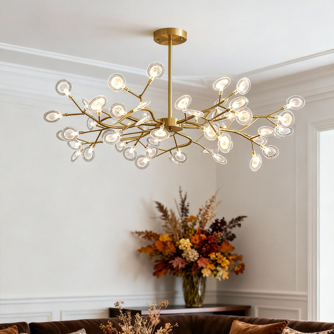 Firefly Sputnik LED Chandelier Iron Acrylic G4 3000K/4000K/6000K 4 Configurations Indoor