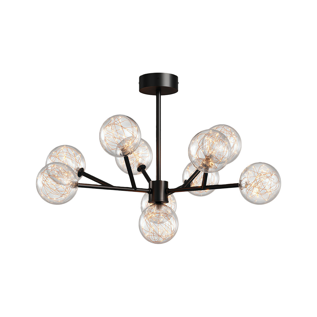 Molecular Glass Globe Chandelier