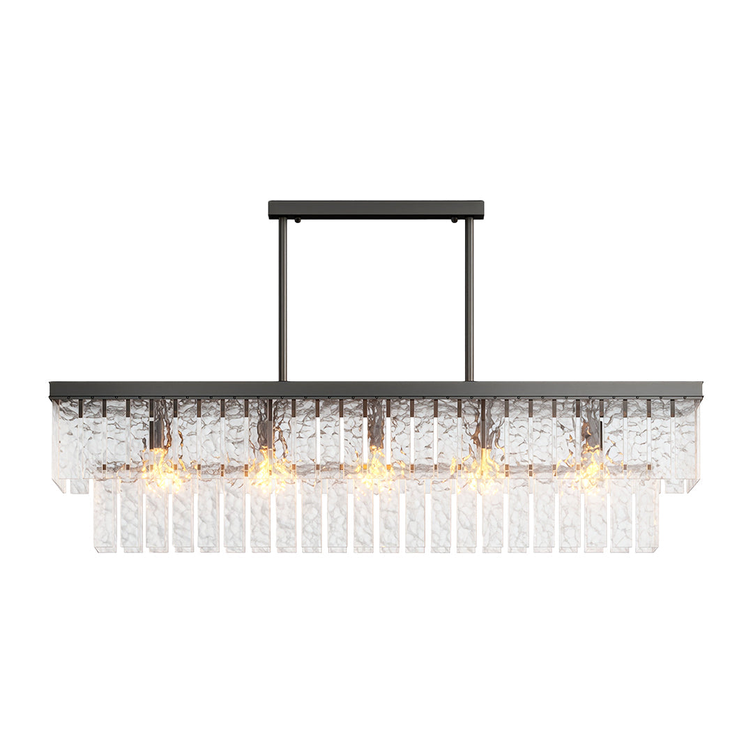 Modern Forms Full-Copper Luxury Glass Chandelier
