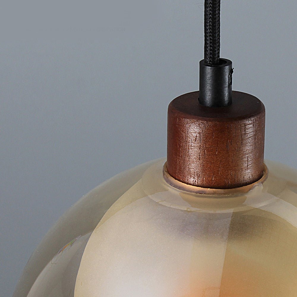 Mesh Metal and Frosted Glass Globe Table Lamp Integrated LED 9W 3000K Modern Industrial Black or White