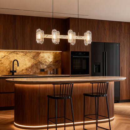 Terracotta Gold Ring Chandelier Nordic Minimalist Aluminium LED 3-Step CCT Dining Room Living Room