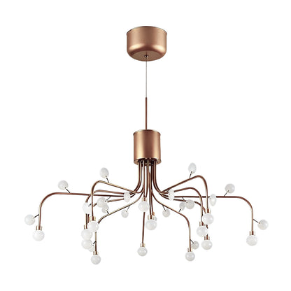 Modern Retro Chandelier Creative Adjustable Ceiling Light Black Gold White Nordic Style Dining Room Living Room