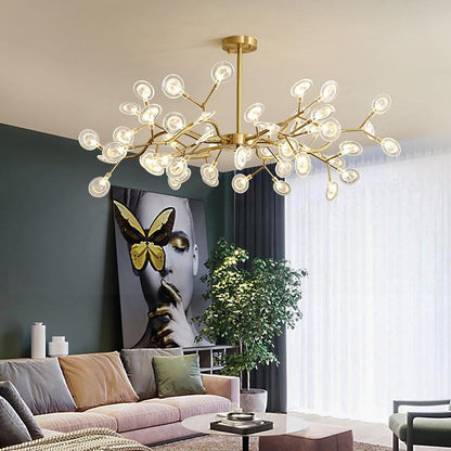 Firefly Sputnik LED Chandelier Iron Acrylic G4 3000K/4000K/6000K 4 Configurations Indoor