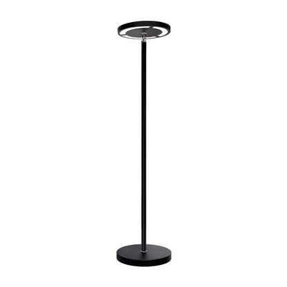 Dimmable RGB LED Floor Lamp Adjustable Head Iron Anti-Glare 24W 2000LM 3000K–6000K Remote Black 67''