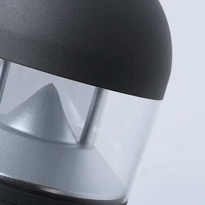 Minimalist COB LED Bollard Light Round Square Aluminum Glass Outdoor Landscape IP54