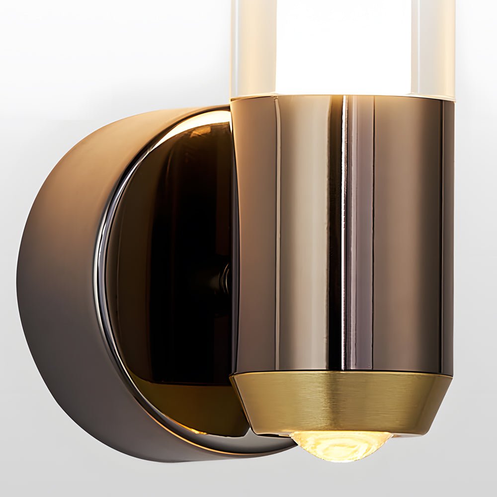 Modern Acrylic LED Wall Sconce Dimmable 3CCT Hardwired Bedroom Hallway Gold Black