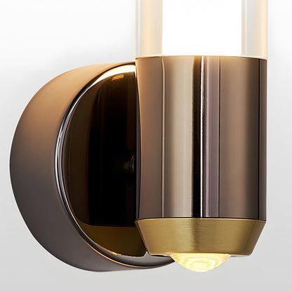 Modern Acrylic LED Wall Sconce Dimmable 3CCT Hardwired Bedroom Hallway Gold Black