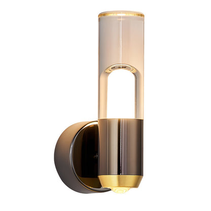 Modern Acrylic LED Wall Sconce Dimmable 3CCT Hardwired Bedroom Hallway Gold Black