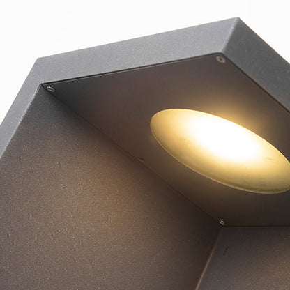 Luminous Square Stool and Table Outdoor LED Light Stainless Steel Glass 4.5W 3000K IP65 4 Sizes Courtyard Villa
