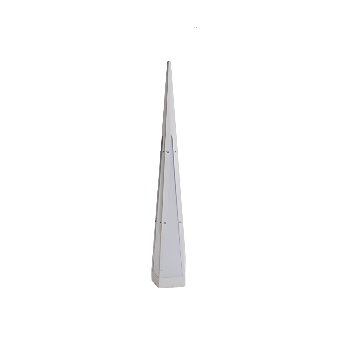 Pyramid Stainless Steel PC LED Outdoor Floor Lamp IP54 USB Rechargeable 3000K