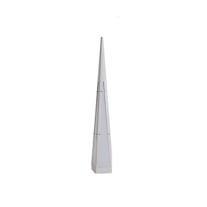 Pyramid Stainless Steel PC LED Outdoor Floor Lamp IP54 USB Rechargeable 3000K