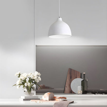 Modern Resin Dome Bowl Pendant Light