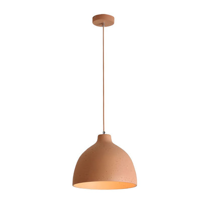 Modern Resin Dome Bowl Pendant Light