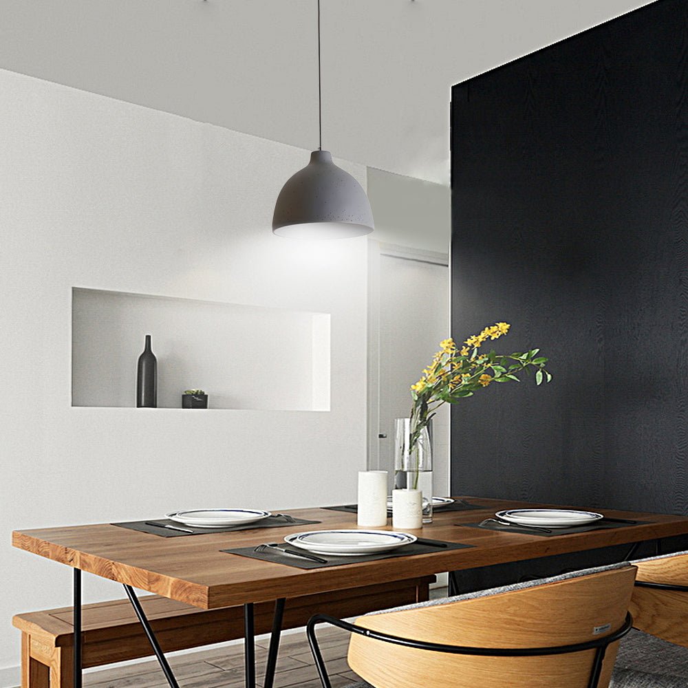 Modern Resin Dome Bowl Pendant Light