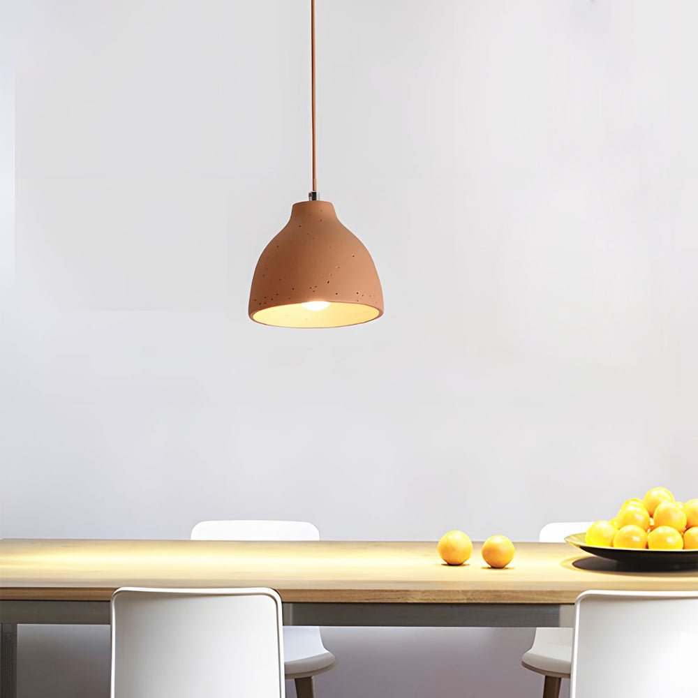 Modern Resin Dome Bowl Pendant Light