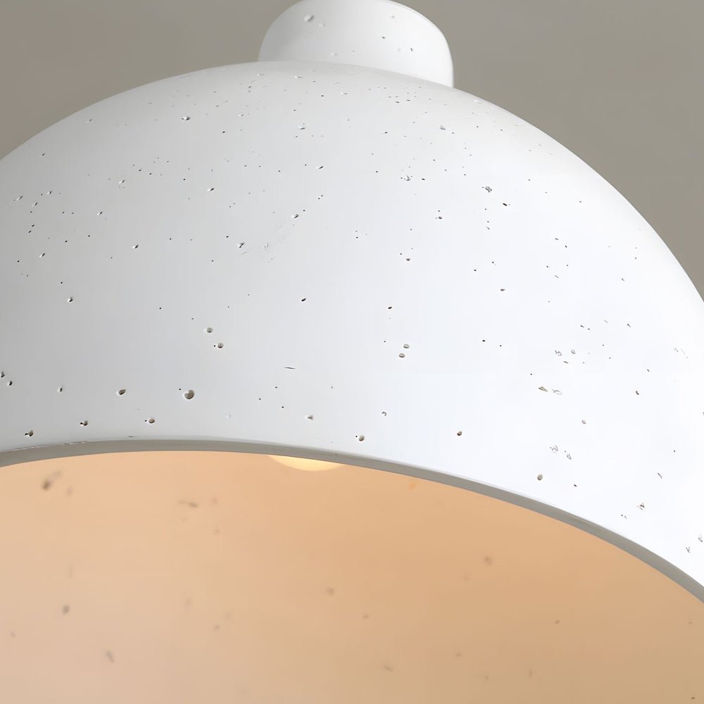 Modern Resin Dome Bowl Pendant Light