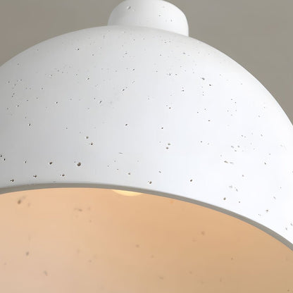 Modern Resin Dome Bowl Pendant Light