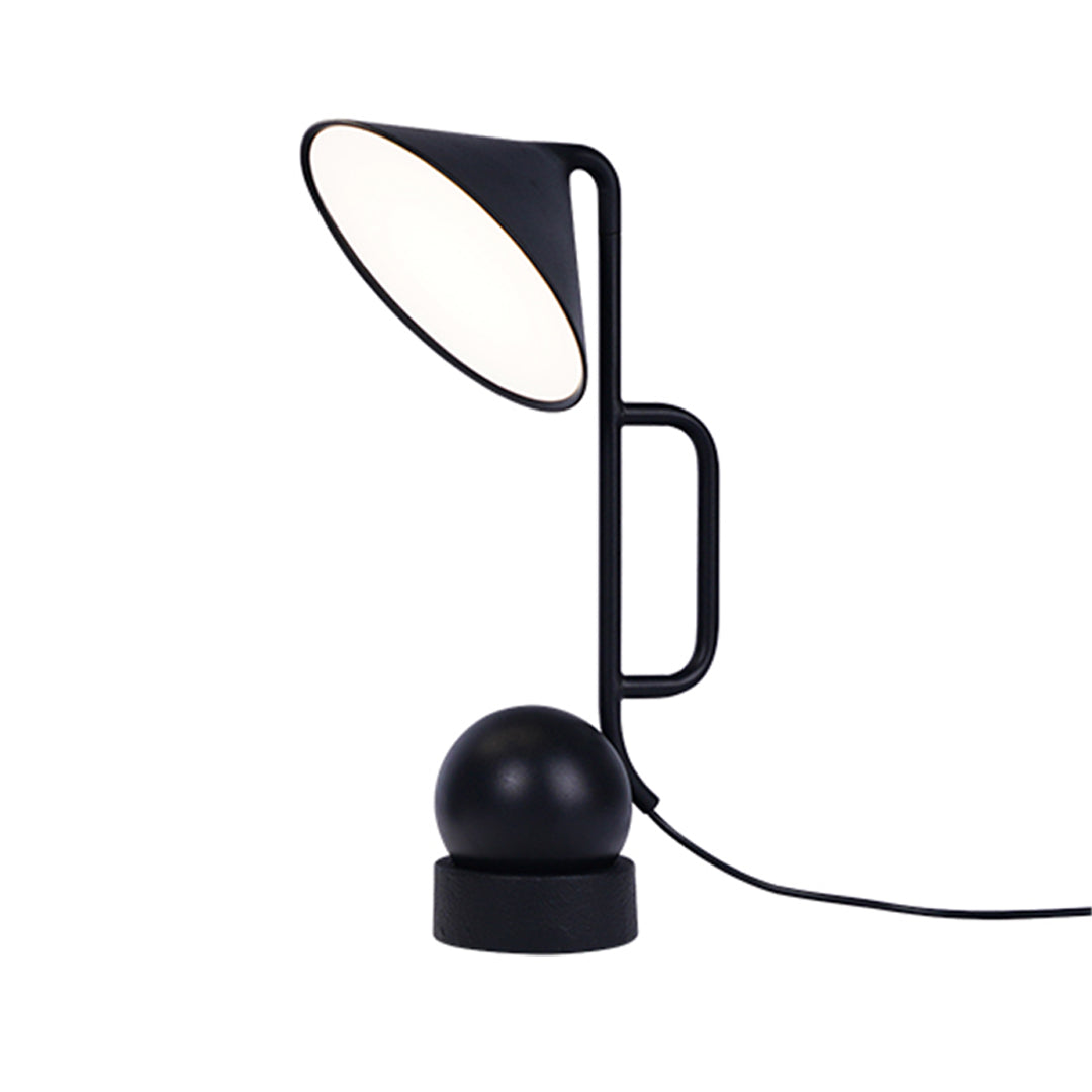 Modern Rechargeable LED Table Lamp Touch Dimmable Black Metal Industrial 180° Magnetic Desk Bedside Small Large