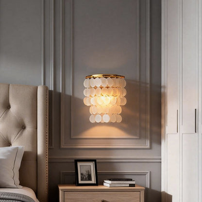Capiz Shell Wall Sconce – Modern Coastal LED Wall Light