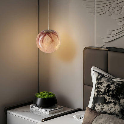 Glass Globe Mini Pendant Warm Tinted G9 Modern Minimalist 4.5 Inch