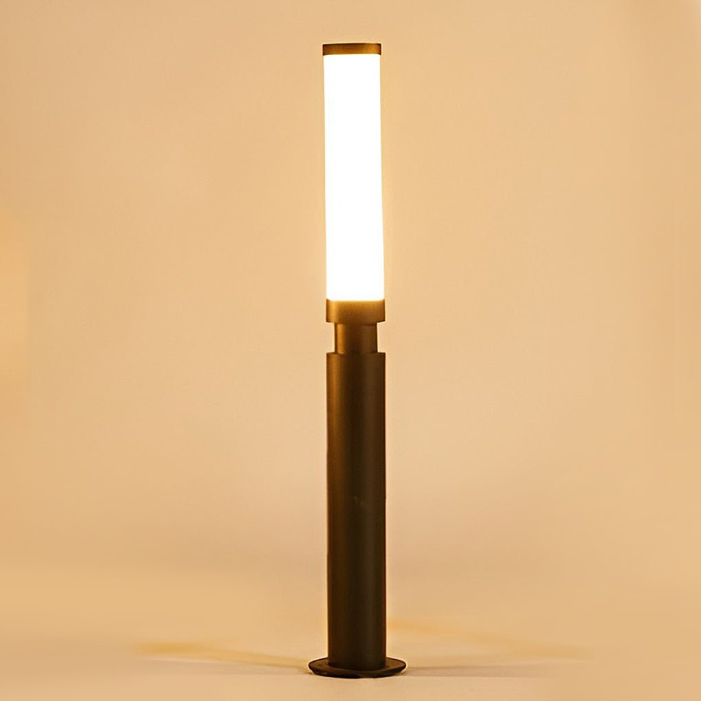 Residential Bollard Light | Hardwired Die-Cast Aluminum LED Garden Path Light