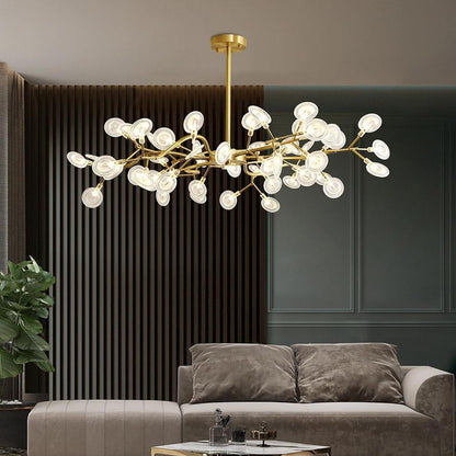 Firefly Sputnik LED Chandelier Iron Acrylic G4 3000K/4000K/6000K 4 Configurations Indoor