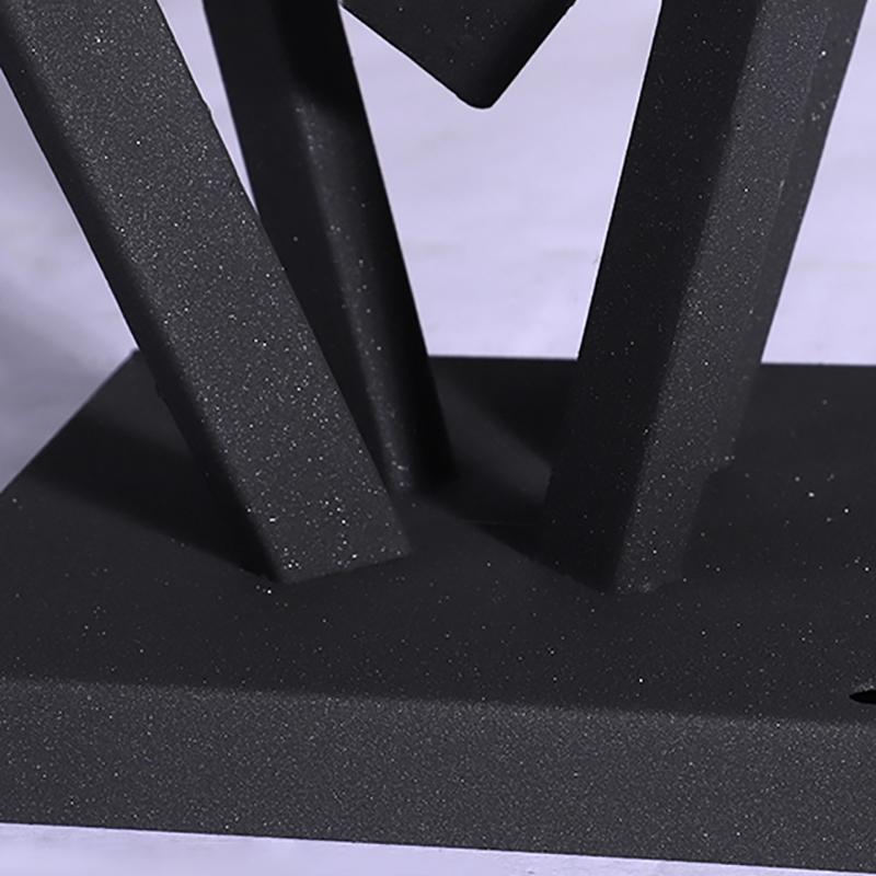 Geometric Inverted Pyramid Aluminum Outdoor Pillar Light Black Hardwired IP54 Acrylic 3200K 2 Sizes Villa Gate