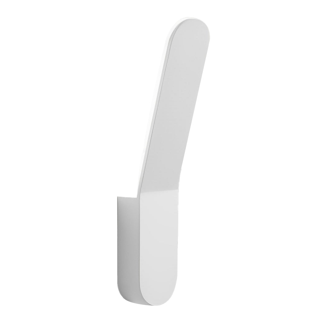 Minimalist LED Backlit Wall Sconce Aluminium Acrylic 5W 3000K Round Right Angle Black White Indoor
