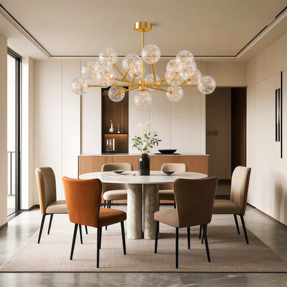 Molecular Glass Globe Chandelier