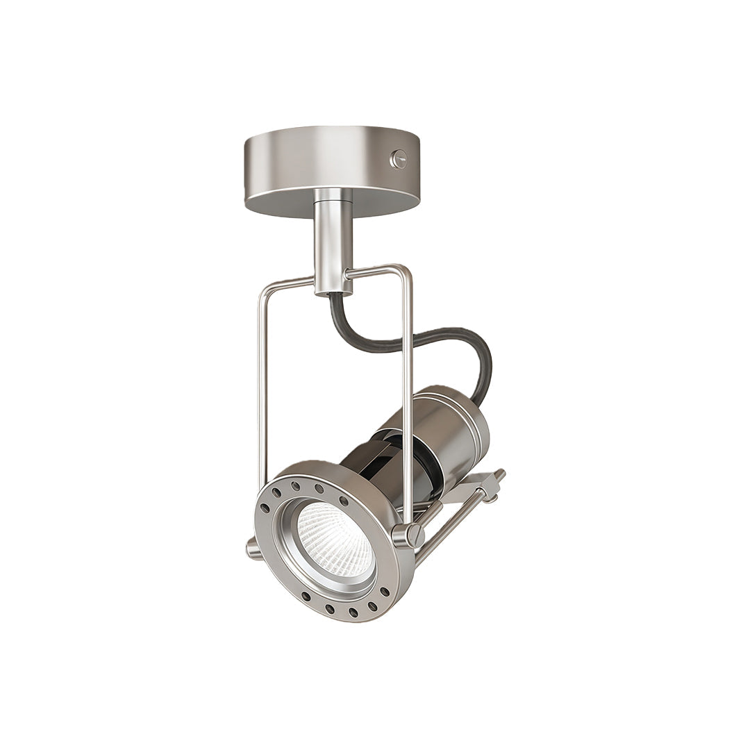 Adjustable LED Wall Spotlight Industrial Aluminum Hardwired Indoor 3CCT