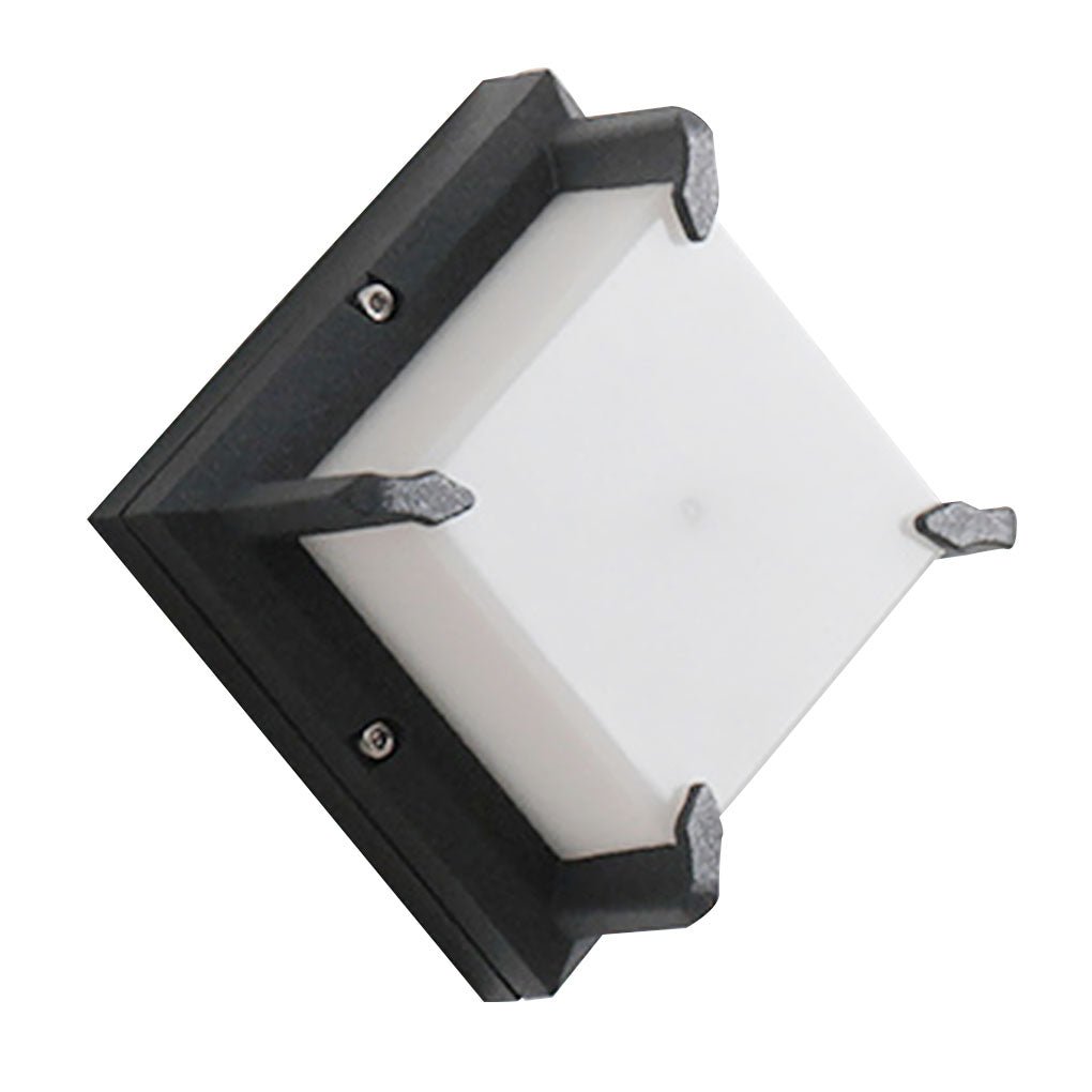 Diamond-Form Frosted PC LED Outdoor Wall Sconce IP54 Die-Cast Aluminium 5W