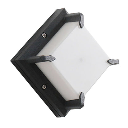 Diamond-Form Frosted PC LED Outdoor Wall Sconce IP54 Die-Cast Aluminium 5W