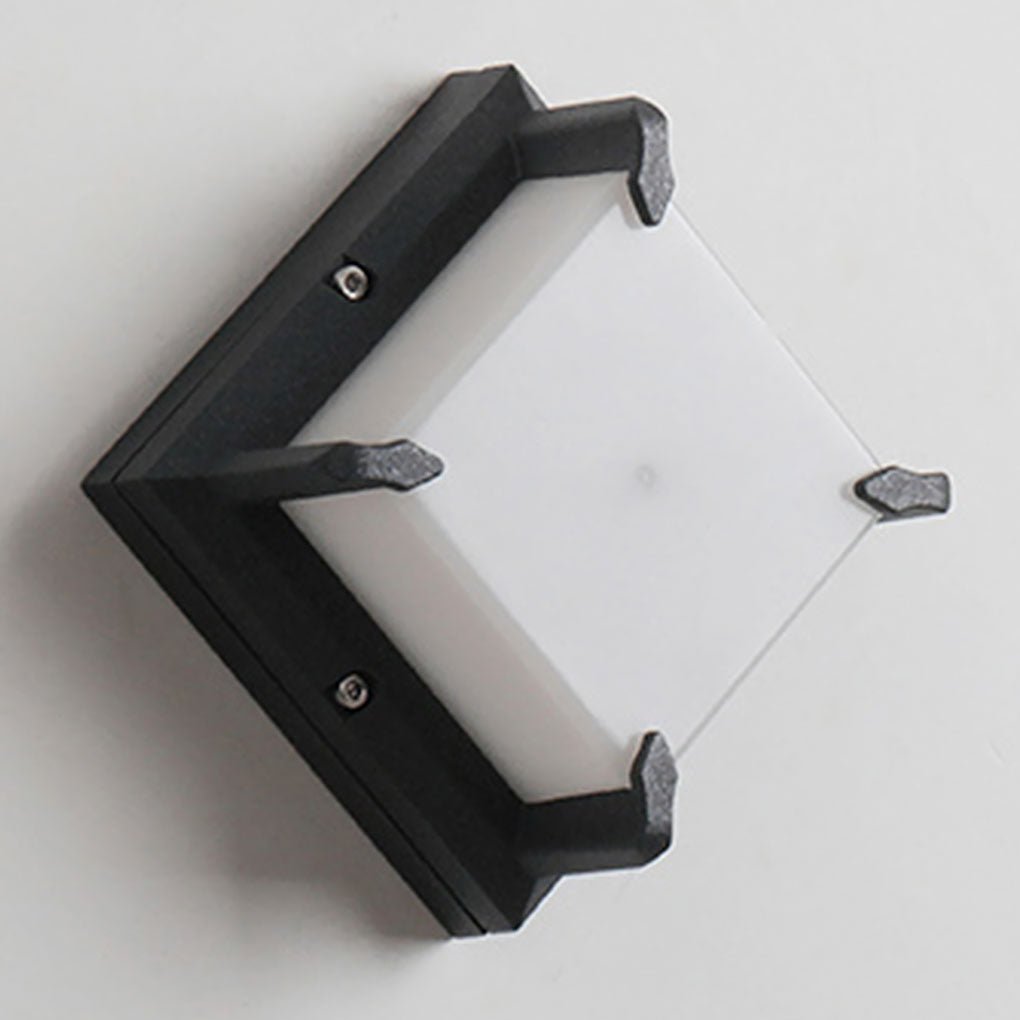 Diamond-Form Frosted PC LED Outdoor Wall Sconce IP54 Die-Cast Aluminium 5W