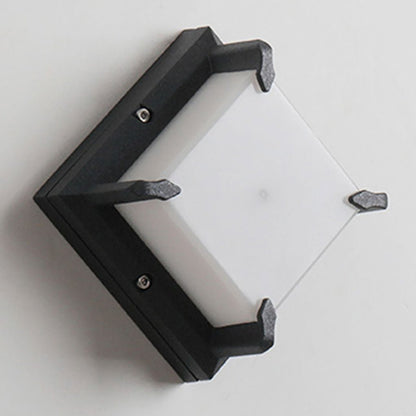 Diamond-Form Frosted PC LED Outdoor Wall Sconce IP54 Die-Cast Aluminium 5W