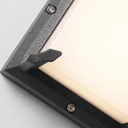 Diamond-Form Frosted PC LED Outdoor Wall Sconce IP54 Die-Cast Aluminium 5W
