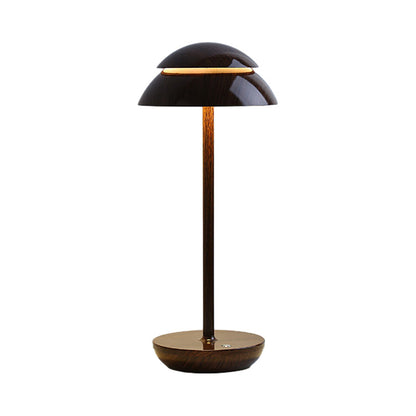 Mushroom Double Dome LED Table Lamp Wireless Touch 5 Finishes