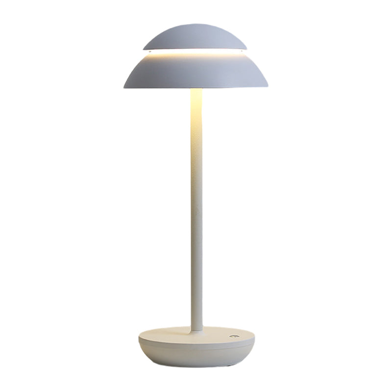 Mushroom Double Dome LED Table Lamp Wireless Touch 5 Finishes