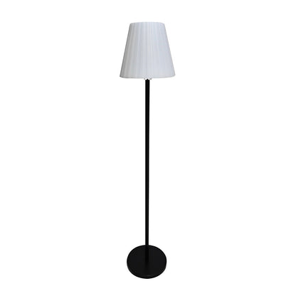 Modern Conical PE Solar USB Outdoor Floor Lamp IP65 RGB/3000K Iron 12W