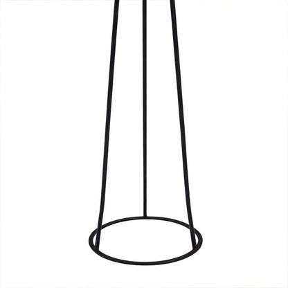 Solar Tripod Globe LED Outdoor Floor Lamp IP65 3-Step CCT Metal PE Dusk-to-Dawn