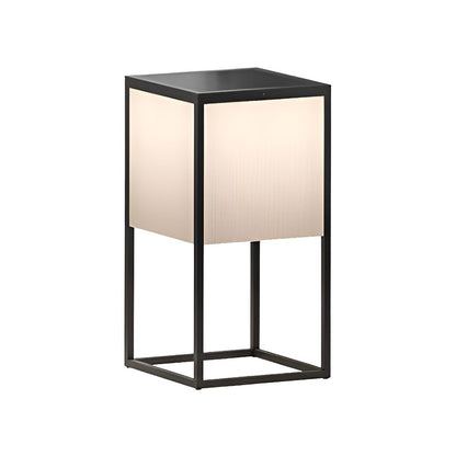 Square Stainless Steel Acrylic Solar Post Light IP54 3000K 2 Heights