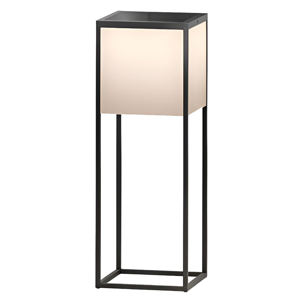 Square Stainless Steel Acrylic Solar Post Light IP54 3000K 2 Heights