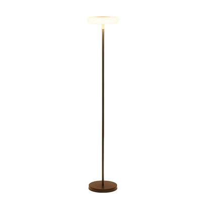 Modern Post Standing LED Outdoor Floor Lamp Solar/USB Aluminium PE 3000K 480LM