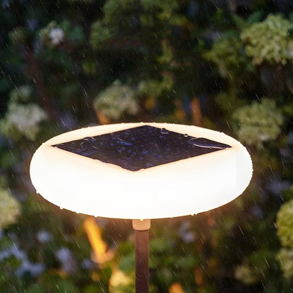 Modern Post Standing LED Outdoor Floor Lamp Solar/USB Aluminium PE 3000K 480LM