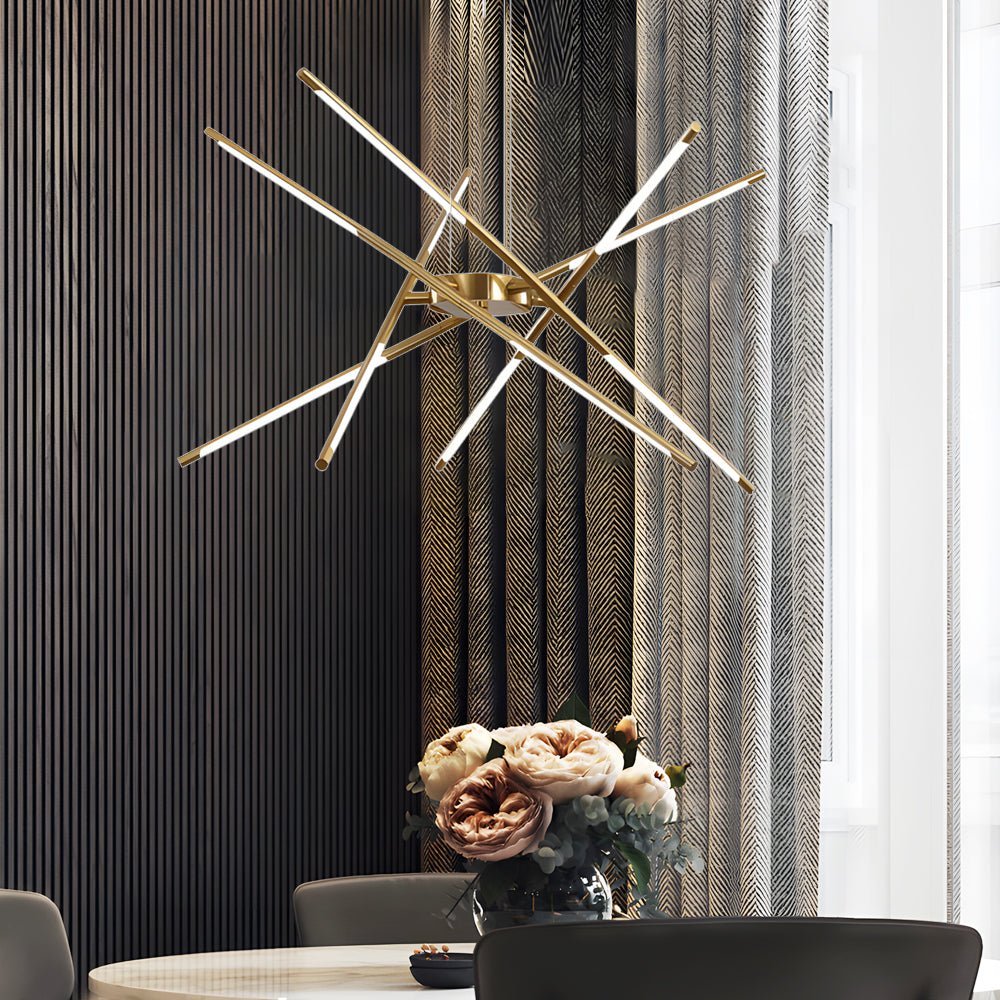 Linear Sputnik Chandelier