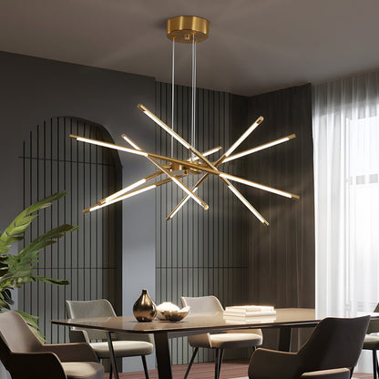 Linear Sputnik Chandelier