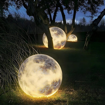 Outdoor Moon Light Waterproof LED Garden Globe Sphere 3 Sizes